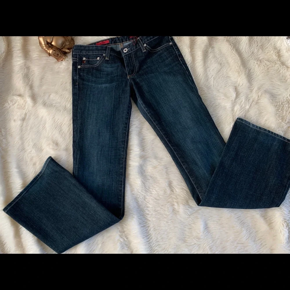 Adriano Goldschmied “The Club” Bootcut Dark Wash Jeans Size 27~EUC~AG logo - Picture 6 of 11